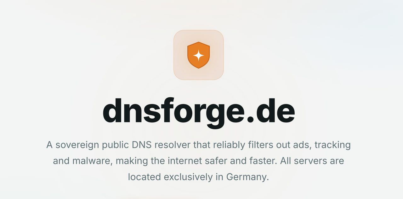 DNSforge : le DNS allemand anti-pub avec un plafond de 100 requêtes/10s